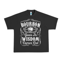 Pigment Black bourbon goes in wisdom comes out funny whiskey lover gift premium t sh Urban Heavy Tee - linhVisuals
