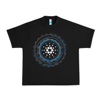 Black cardano ada crypto cryptocurrency t shirt Urban Heavy Tee - linhVisuals
