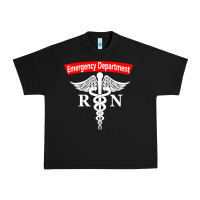 Emergency Department Nursing Er Registered Nurse Rn Caduceus Raglan Ba Urban Heavy Tee | Teevron