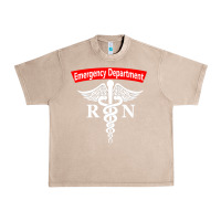 French Oak emergency department nursing er registered nurse rn caduceus raglan ba Urban Heavy Tee - linhVisuals