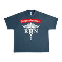 Midnight Navy emergency department nursing er registered nurse rn caduceus raglan ba Urban Heavy Tee - linhVisuals
