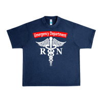 Navy emergency department nursing er registered nurse rn caduceus raglan ba Urban Heavy Tee - linhVisuals