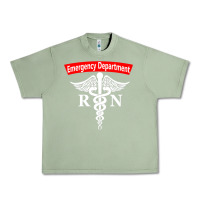 Oil Green emergency department nursing er registered nurse rn caduceus raglan ba Urban Heavy Tee - linhVisuals