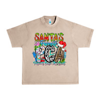French Oak Santas Favorite PCA Patient Care Assistant Urban Heavy Tee - CowhideDigitalArt