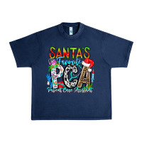 Navy Santas Favorite PCA Patient Care Assistant Urban Heavy Tee - CowhideDigitalArt