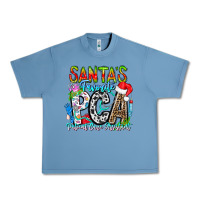 Pebble Blue Santas Favorite PCA Patient Care Assistant Urban Heavy Tee - CowhideDigitalArt