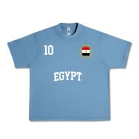 Pebble Blue egypt team sports number 10 soccer egyptian flag t shirt Urban Heavy Tee - linhVisuals