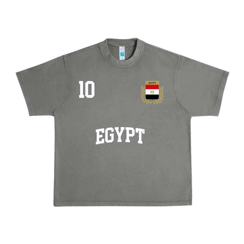 Egypt Team Sports Number 10 Soccer Egyptian Flag T Shirt Urban Heavy Tee by linhVisuals | Teevron