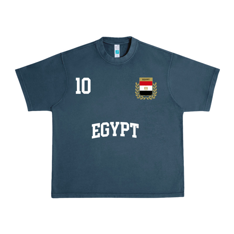 Egypt Team Sports Number 10 Soccer Egyptian Flag T Shirt Urban Heavy Tee by linhVisuals | Teevron