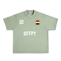 Oil Green egypt team sports number 10 soccer egyptian flag t shirt Urban Heavy Tee - linhVisuals