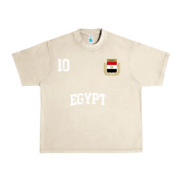 Sandshell egypt team sports number 10 soccer egyptian flag t shirt Urban Heavy Tee - linhVisuals