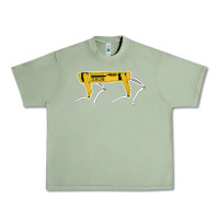 Oil Green dynamics robot dog spot for boston militaries t shirt Urban Heavy Tee - linhVisuals