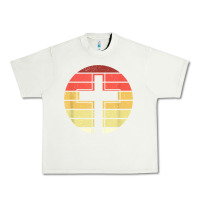 Pistachio jesus cross retro style vintage t shirt Urban Heavy Tee - linhVisuals