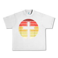 Lunar Rock jesus cross retro style vintage t shirt Urban Heavy Tee - linhVisuals