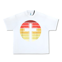 White jesus cross retro style vintage t shirt Urban Heavy Tee - linhVisuals