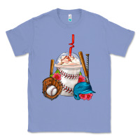 Colony Blue Baseball Frappe Coffee Classic Tee - FaDigitalArtStudio