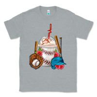 Heather Grey Baseball Frappe Coffee Classic Tee - FaDigitalArtStudio
