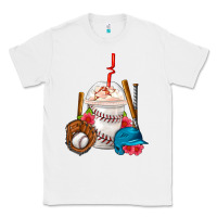White Baseball Frappe Coffee Classic Tee - FaDigitalArtStudio
