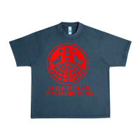 Iww Injury One Is Injury To All Front And Back Red Zip Hoodie Urban Heavy Tee | Teevron