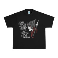 Fate Whispers To Her You Cannot Withstand The Storm T Shirt Urban Heavy Tee | Teevron