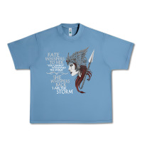 Pebble Blue fate whispers to her you cannot withstand the storm t shirt Urban Heavy Tee - linhVisuals