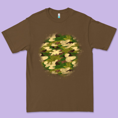 Camouflage Patch 2 Premium Tee Designed By Bundleandbundleshop