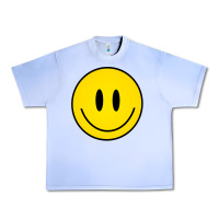 Grape Ice retro happy vibe smiley face happy face graphic sweatshirt Urban Heavy Tee - linhVisuals