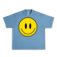 Retro Happy Vibe Smiley Face Happy Face Graphic Sweatshirt Urban Heavy Tee | Teevron