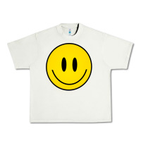 Pistachio retro happy vibe smiley face happy face graphic sweatshirt Urban Heavy Tee - linhVisuals