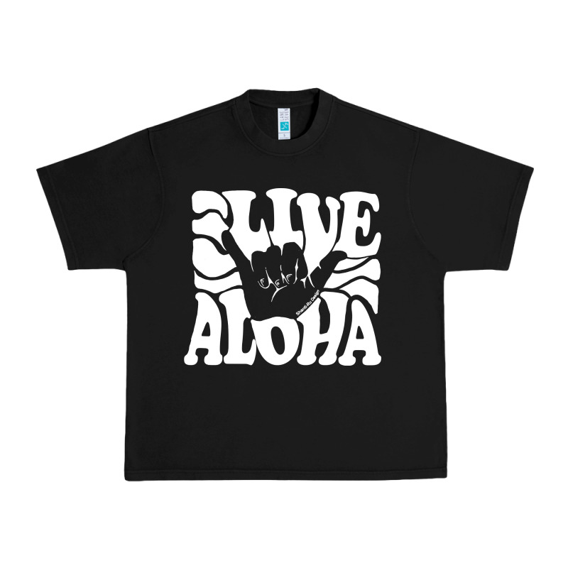 Vintage Live Aloha State Hawaiian Islands Shaka Hawaii Maui Pullover H Urban Heavy Tee by linhVisuals | Teevron