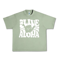 Oil Green vintage live aloha state hawaiian islands shaka hawaii maui pullover h Urban Heavy Tee - linhVisuals