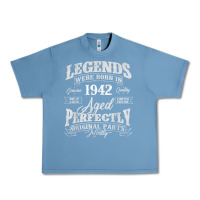 Pebble Blue legends were born in 1942 year of birth birthday t shirt Urban Heavy Tee - linhVisuals