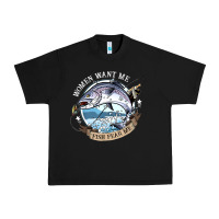 Black funny women want me, fish fishing fear t shirt Urban Heavy Tee - linhVisuals