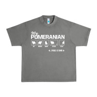 Tornado dog pomeranian cute dog puppy pet black paw Urban Heavy Tee - linhVisuals
