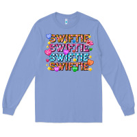 Colony Blue Swiftie Swiftie Valentines Long Sleeve Tee - CowhideDigitalArt