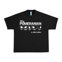 Black dog pomeranian cute dog puppy pet black paw Urban Heavy Tee - linhVisuals