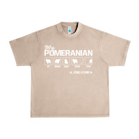 French Oak dog pomeranian cute dog puppy pet black paw Urban Heavy Tee - linhVisuals