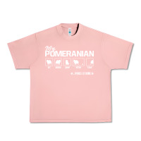 Salmon dog pomeranian cute dog puppy pet black paw Urban Heavy Tee - linhVisuals