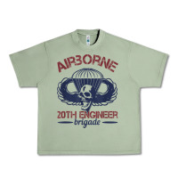 Oil Green the engineers of 20th brigade t shirt Urban Heavy Tee - linhVisuals