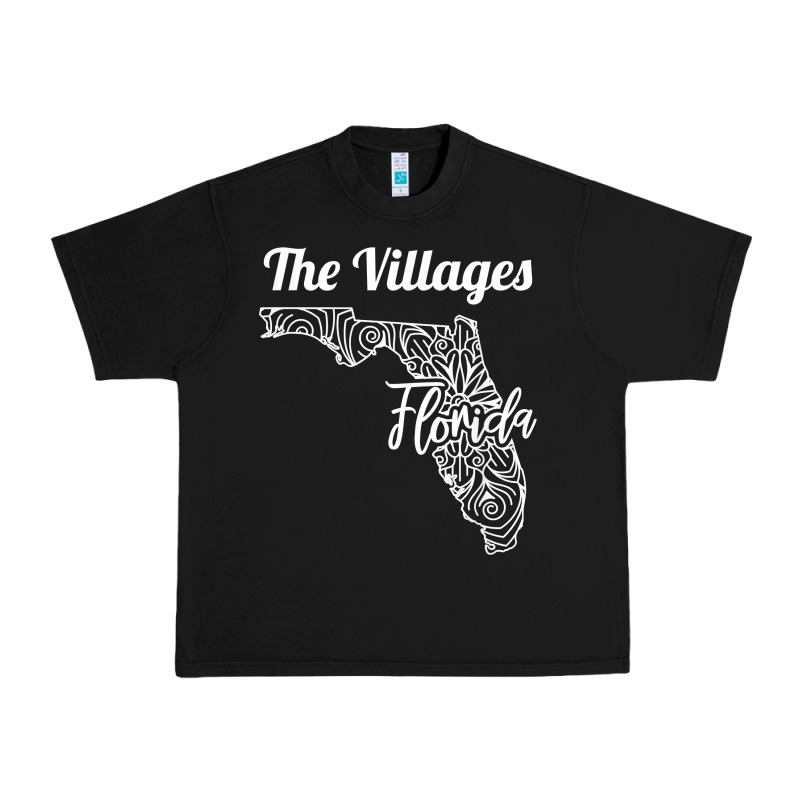 The Villages Fl   Florida City Mandala T Shirt Urban Heavy Tee by linhVisuals | Teevron