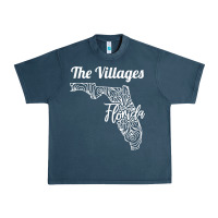 Midnight Navy the villages fl   florida city mandala t shirt Urban Heavy Tee - linhVisuals