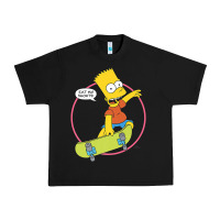 Black the simpsons bart simpson eat my shorts premium t shirt Urban Heavy Tee - linhVisuals