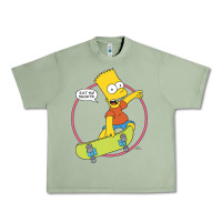Oil Green the simpsons bart simpson eat my shorts premium t shirt Urban Heavy Tee - linhVisuals