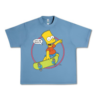 Pebble Blue the simpsons bart simpson eat my shorts premium t shirt Urban Heavy Tee - linhVisuals