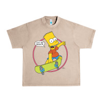 French Oak the simpsons bart simpson eat my shorts premium t shirt Urban Heavy Tee - linhVisuals