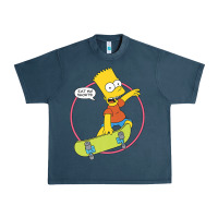 Midnight Navy the simpsons bart simpson eat my shorts premium t shirt Urban Heavy Tee - linhVisuals