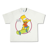 Pistachio the simpsons bart simpson eat my shorts premium t shirt Urban Heavy Tee - linhVisuals