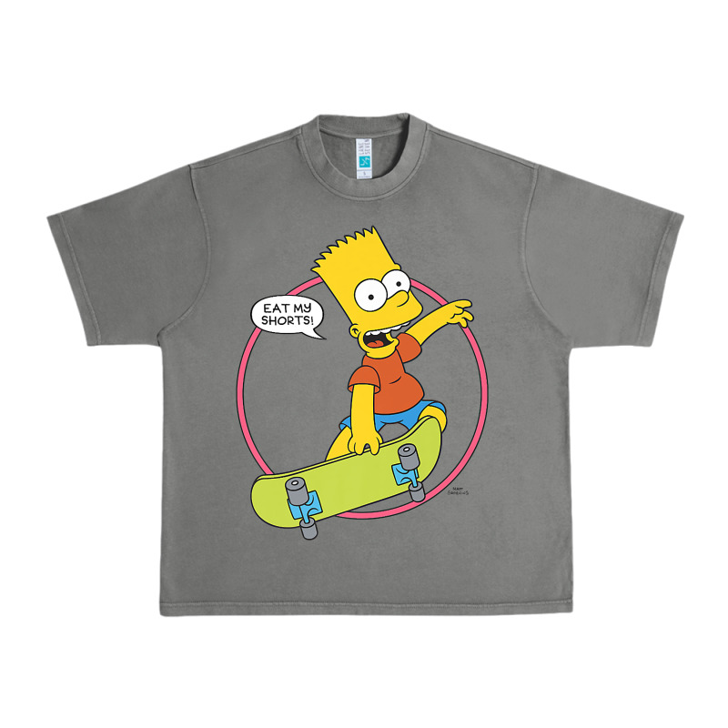 The Simpsons Bart Simpson Eat My Shorts Premium T Shirt Urban Heavy Tee by linhVisuals | Teevron