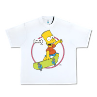 White the simpsons bart simpson eat my shorts premium t shirt Urban Heavy Tee - linhVisuals