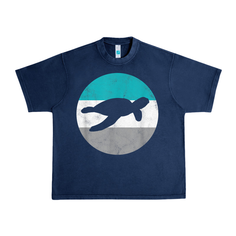 Sea Turtle Retro Gift For Men Or Boys T Shirt Urban Heavy Tee by linhVisuals | Teevron